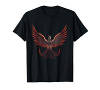 Phoenix Rising Fire Phoenix Bird Rejuvenecimiento Renacido Phoenix Camiseta gráfica económica