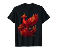Phoenix Rising Mítico Pájaro Rejuvenecimiento Fuego Phoenix Bird Camiseta