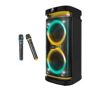 Phoenix Rumbleboss Altavoz Bluetooth Karaoke Portátil 80W RMS Negro