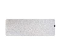 Phoenix Sizigia Alfombrilla Premium de Fieltro 2x2 cm | Base Antideslizante | Superficie Suave y Resistente | Protección de Escritorio para Teclado y Ratón | (Gris Claro)