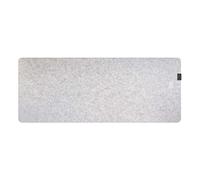 Phoenix Sizigia Alfombrilla Premium de Fieltro Extendida X-Large | Base Antideslizante | Superficie Suave y Resistente | Protección de Escritorio para Teclado y Ratón | Gris