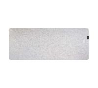 Phoenix sizigia alfombrilla premium de fieltro para escritorio gris xl