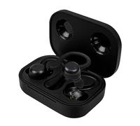 Phoenix Spartan Auriculares Deportivos Bluetooth | Accesorios Intercambiables, Sonido Envolvente y Cómodo | Micrófono Integrado para Llamadas | Negro