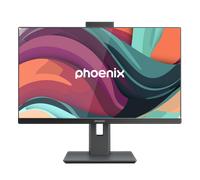 Phoenix Technologies | Barebone All-in-One Campro 24” LED Blanco | Placa ASUS H610T2 DDR5 | Mini Thin ITX | Webcam 5 MP | Full HD 1080p | Fuente Externa 120W (Negro)