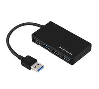Phoenix Technologies Hub 4 puertos USB 3.0 Negro