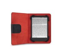Funda universal phoenix phebookcase6+ para tablet - ebook super fina - slim hasta 6'' negra simil piel