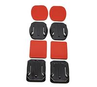 Phoenix Technologies Soportes adhesivos PHGP09 3M curvos y planos para cámaras GoPro Pack 4