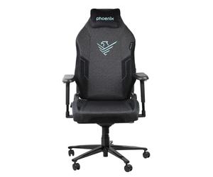 Phoenix Technologies - Silla Gaming Monarch | Diseño Ergonómico | Asiento Transpirable | Soporte Lumbar Ajustable | Ruedas Silenciosas | Para Gamers y Oficina, Poliuretano