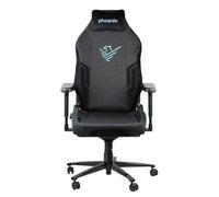 Silla Gaming Phoenix Monarch Negro Ergonómica 4D Tela Terciopelo Reclinable 150kg