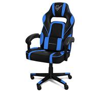 Silla gaming trophy cuero pu azul