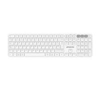 Teclado inalámbrico multidispositivo phoenix k300 blueooth dual y 2.4ghz blanco