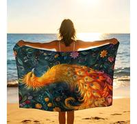 Phoenix Toalla Playa 150x200 Resistente a la arena Secado rápido Ligero, Toalla Playa Grande 200 x 150cm Suave Cómodo como Gym Yoga Sauna Toallas Baño Grandes Exterior Travel Essentials Flor XTLS-0118