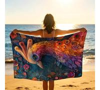 Phoenix Toalla Playa 200 x 150 Resistente a la Arena Secado rápido Ligero, Toalla Playa Grande 150x200cm Suave Cómodo como Gym Yoga Sauna Toallas Baño Grandes Travel Essentials Abstracto XTLS-0836