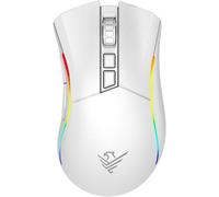 Phoenix Void Ratón Gaming RGB de Alto Rendimiento y Software de Configuración (White, Inalámbrico)