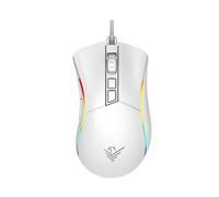 Phoenix Void Ratón Gaming RGB de Alto Rendimiento y Software de Configuración (White, Cable)
