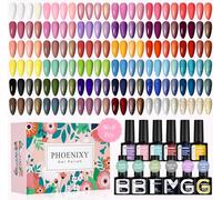 Phoenixy Esmaltes Semipermanentes para Uñas, 42Pcs Pintauñas Semipermanente