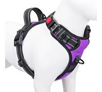 PHOEPET - Arnés para Perros pequeños, 3 m, Reflectante, Ajustable, 2 Anillas de Metal, 3 Hebillas [fácil de Poner y Quitar]