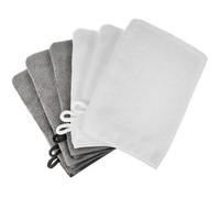 PHOGARY Juego Toallas baño 6 Pack Toallas para Cara Cuerpo, 21×15cm Súper Absorbentes y Suaves Manoplas de Limpieza Facial, Guante Facial de Microfibra Toalla Pequeña