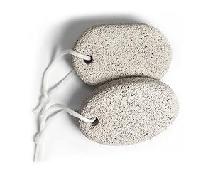 PHOGARY - Piedra pómez natural para pies, 2 piezas, herramientas de pedicura de lava, removedor de callos de piel dura para pies y manos, lima natural de pies para eliminar la piel muerta