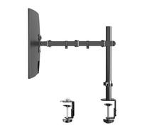 Pholiten Brazo de monitor - Soporte de monitor único para pantallas de 13 a 32 pulgadas, carga de 10 kg, compatible con VESA de 100 x 100 mm