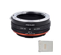 PHOLSY Adaptador de Objetivos con Apertura Anillo de Control para Lente Sony A Minolta AF y Cuerpo de Cámara Leica L Montura para Leica SL2, SL2-S, CL, TL2, Lumix S5, S1, BS1H, Sigma fp, fpL, AF a LL