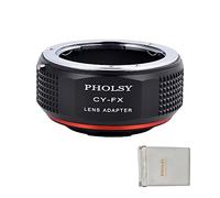 PHOLSY Adaptador Montura Manual para Objetivos CY y Cámara Fuji X
