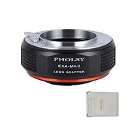 PHOLSY Adaptador Montura Manual para Objetivos Exakta y Cámara M4/3