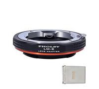 PHOLSY Adaptador Montura Manual para Objetivos Leica M y Cámara Sony E