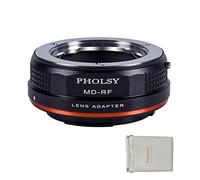PHOLSY Adaptador Montura Manual para Objetivos Minolta MD y Cámara Canon RF | Compatible con Objetivos Minolta MD MC y Cuerpo de Cámara Canon RF, MD a RF, MC a RF, MD a EOS-R