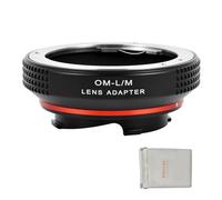 PHOLSY Adaptador Montura Manual para Objetivos Olympus OM y Cámara Leica M