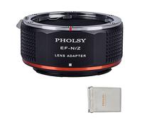 PHOLSY Adaptador Objetivos Enfoque Manual Compatible con Objetivos Montura Canon EOS EF EF-S y Cuerpo Cámara Nikon Z para Nikon Zfc, Z30, Z9, Z8, Z6, Z7, Z5, Z50, Z6II, Z7II