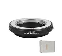 PHOLSY Enfoque Manual Adaptador de Objetivos, Sólo Macro Sin Vidrio óptico Compatible con Minolta Rokkor MD MC Montura Objetivos y Canon EOS EF Montura Cuerpo de Cámara, Minolta a EOS