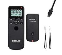 PHOLSY Inalámbrico Temporizador para Fujifilm Cámara Mando a Distancia | HDR y Intervalómetro para Fuji GFX 50S X-Pro2 X-T2 X-T1 X-T10 X-E2S X-E2 X-M1 X-A3 X-A2 X-A1 X-A10 X100T X70 X30 XF10