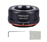 PHOLSY M42 en Z, Adaptador Objetivos Montura Compatible con Objetivos Montura M42 42mm y Compatible con Nikon Z Cuerpo Cámara para Zfc, Z30, Z9, Z8, Z6, Z7, Z6 II, Z7 II, Z5, Z50