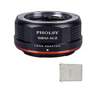 PHOLSY QBM en Z, Adaptador Objetivos Montura Compatible con Objetivos Montura Rollei QBM y Compatible con Nikon Z Cuerpo Cámara para Z FC, Z30, Z9, Z8, Z6 II, Z7 II, Z6, Z7, Z5, Z50, QBM-Z