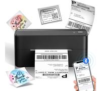 Phomemo Bluetooth Impresora de Etiquetas 4x6 Impresora Térmica Impresora de Etiquetas DHL Label Printer etiquetadora de Escritorio para Código de Barras Amazon DHL Etsy UPS Ebay & Shopify - Negro