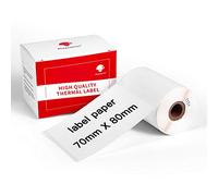 Phomemo Etiqueta M220 Etiquetas Autoadhesiva térmica multifunción,2.76"x3.15"(70x80mm), compatible con la impresora de etiquetas Phommeo M200 M221 M220,Etiquetas multiuso, 100 Etiquetas/rollo