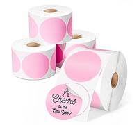 Phomemo Etiqueta térmica circular de 2 pulgadas, autoadhesiva redonda para diseño de logotipo, etiquetas de nombre/precio, tarjeta de agradecimiento, dirección