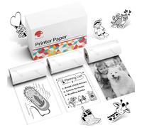 Phomemo Holograma - Papel térmico original para impresora T02, M02, M02, M02 Pro, M02X, M02S, M02L, M04S, mini impresora, resistente al agua y calidad de imagen de larga duración para cuaderno, 3