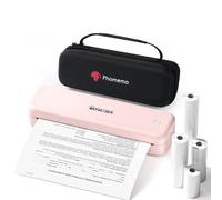 Phomemo Impresora Termica Portatil Pequeña A4 - M834 Conjunto Rosa