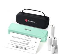 Phomemo Impresora Termica Portatil Pequeña A4 - M834 Conjunto Verde