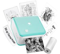 Phomemo M02PRO Mini Impresora para Movil, Impresora Portátil Impresora Térmica Compatible con iOS y Android, para Imprimir Fotos en Blanco y Negro, Diario de Diseño, Trabajo y Estudio, Verde