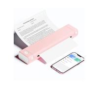 Phomemo M08F Impresora Térmica Portátil A4, Bluetooth Impresora Portatil Sin Tinta para Smartphone y PC, Soporta A4 Papel Térmico
