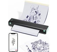 Phomemo M08F Impresora Tattoo Termocopiadora Impresora Tatuajes Termica Tattoo Máquinas de Tatuaje con 10pcs Termocopiadora Tatuaje Papel de Tatuaje