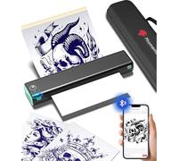 Phomemo M08F Impresora Tattoo Termocopiadora Tattoo Impresora Tatuajes Termica Tattoo Máquinas de Tatuaje con 10pcs Termocopiadora Tatuaje Papel de Tatuaje + Caja