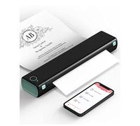 Phomemo M08F Impresora Térmica Portátil, Compatible con Papel Térmico A4, Impresoras de Viaje Móviles Inalámbricas para Automóviles y Oficinas