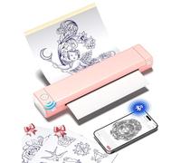 Phomemo M08F Impresora Termica Tattoo Bluetooth, Impresora Térmica de Tatuajes, Termocopiadora Máquinas de Tatuaje para Artistas del con 10pcs Termocopiadora Tatuaje Papel de Tatuaje