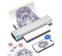 Phomemo M08F Impresora Termica Tattoo Máquinas de Tatuaje Termocopiadora Tattoo Profesional A4 Termocopiadora Tatuaje con 10Pcs Papel de Transferencia de Tatuaje