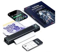 Phomemo M08F Plus Impresora para Tatuajes con Papel de Transferencia para Tatuajes de Primera Calidad (110 pcs)