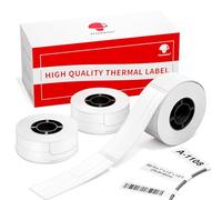 Phomemo M110 Etiquetas autoadhesivas térmicas - adecuadas para M110 M200 M120 M220 M221 M108 M100 M260 impresoras de etiquetas, 25 x 38-40 mm, 100 etiquetas, 3 rollos